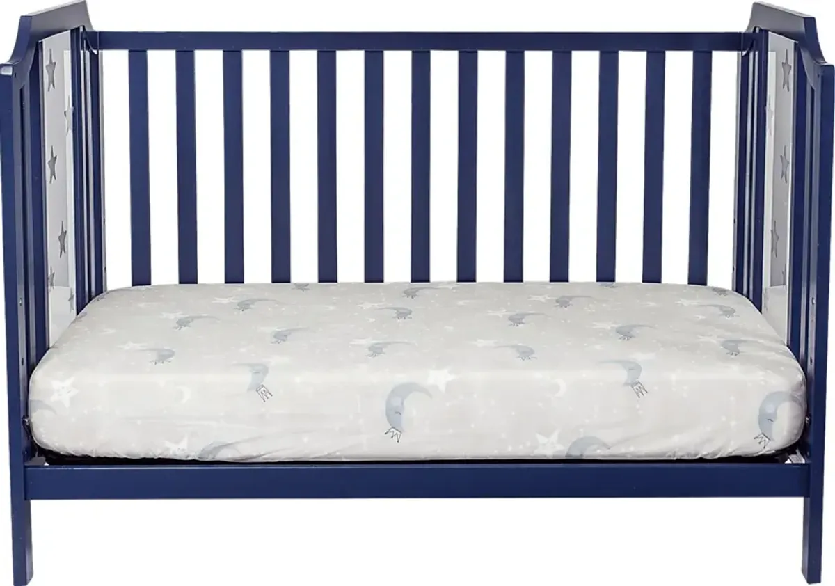 Kids Starry Grove Navy Convertible Crib