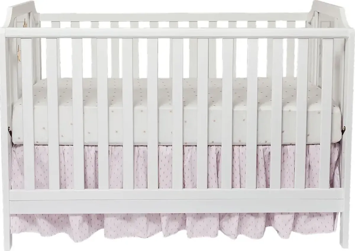 Starry Grove White Convertible Crib