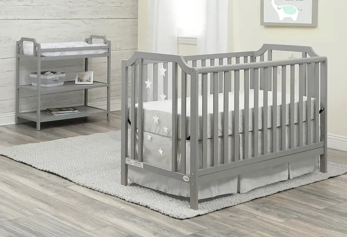 Kids Starry Grove Light Gray Changing Table