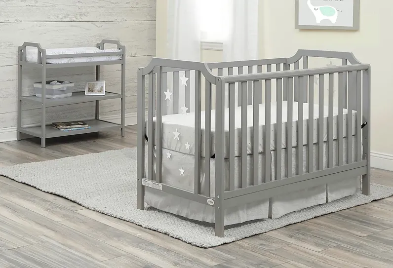 Starry Grove Light Gray Changing Table