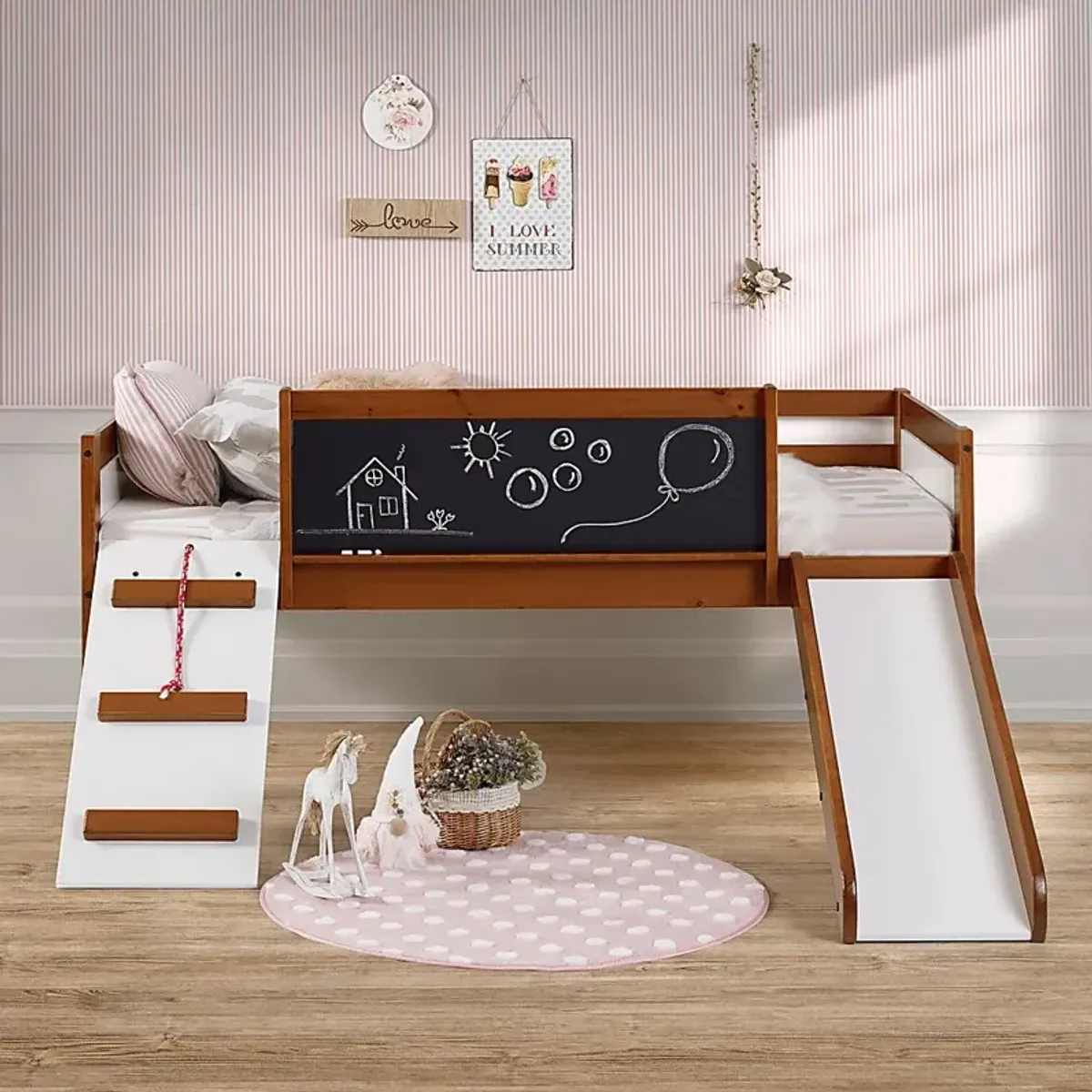 Isherwood Brown Twin Low Loft Bed