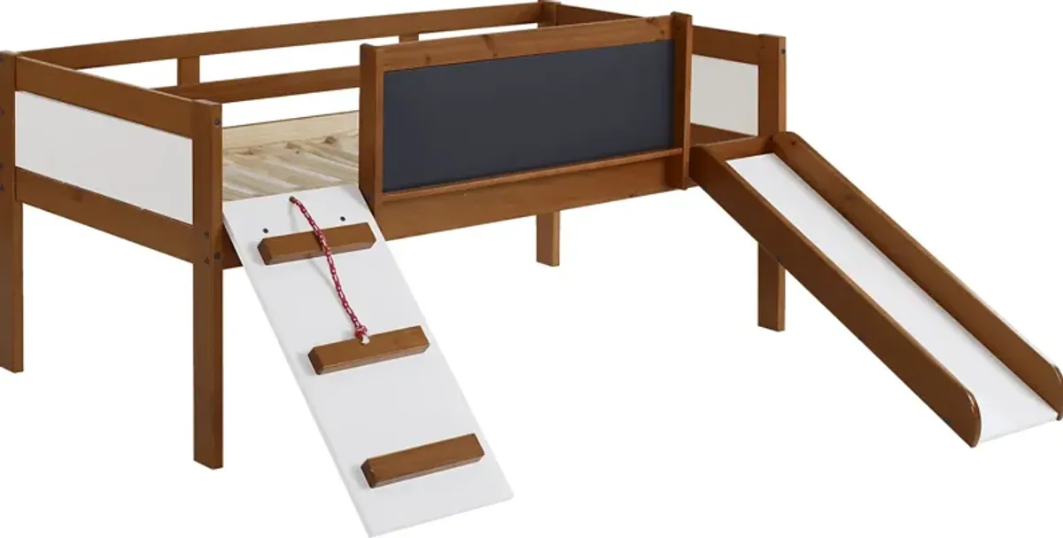 Isherwood Brown Twin Low Loft Bed