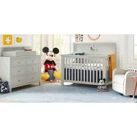 Kids Starry Dreams with Mickey Mouse Gray 4 Pc Nursery