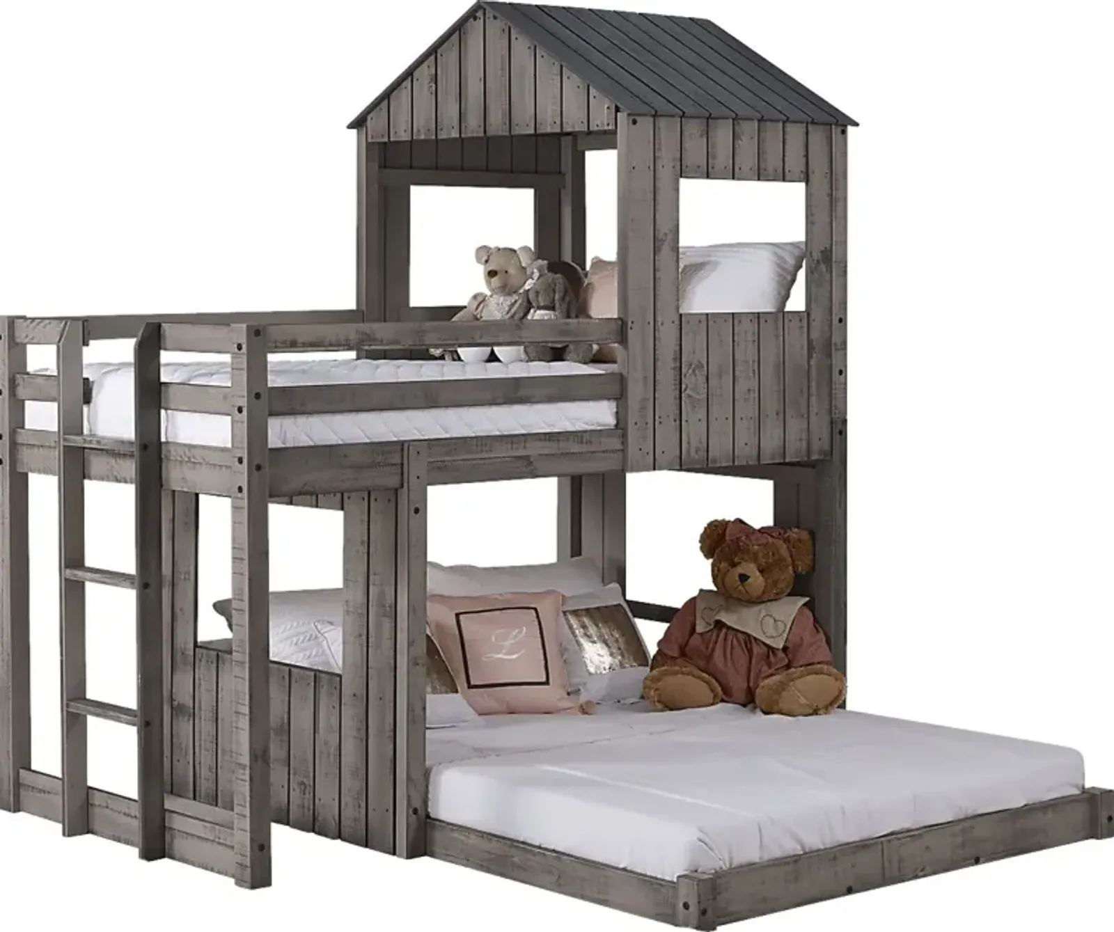 Laverock Gray Twin/Full Bunk Bed