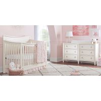 Jaclyn Place Ivory Convertible Crib
