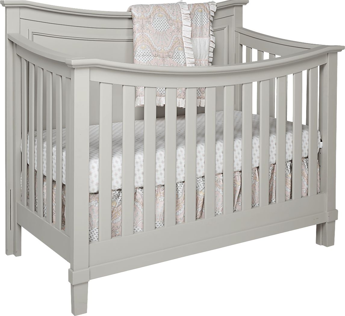 Jaclyn Place Gray Convertible Crib