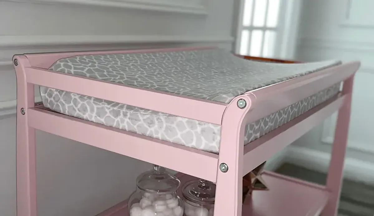 Kids Reena Petal Pink Changing Table