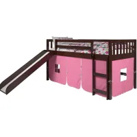 Nebrentwood Pink Twin Loft Bed