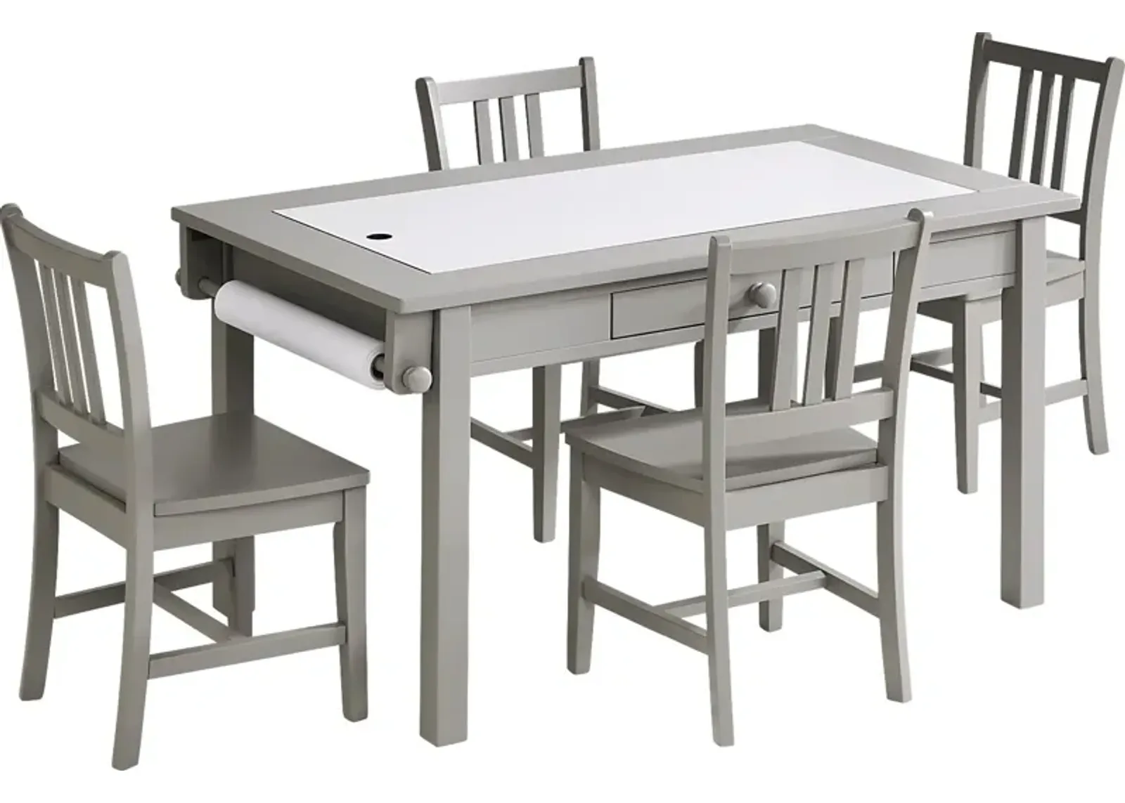 Kids Jo Jo Gray 5 Pc Creativity Table Set