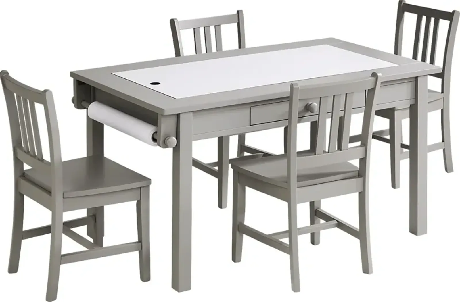 Kids Jo Jo Gray 5 Pc Creativity Table Set