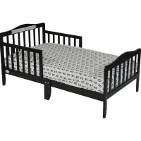 Nealy Black Toddler Bed