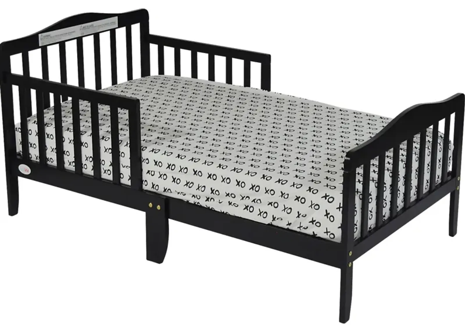 Kids Nealy Black Toddler Bed