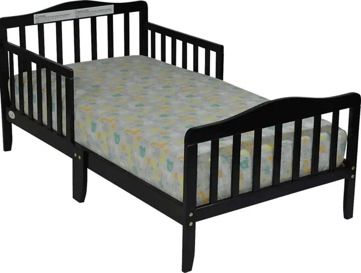 Kids Nealy Espresso Toddler Bed