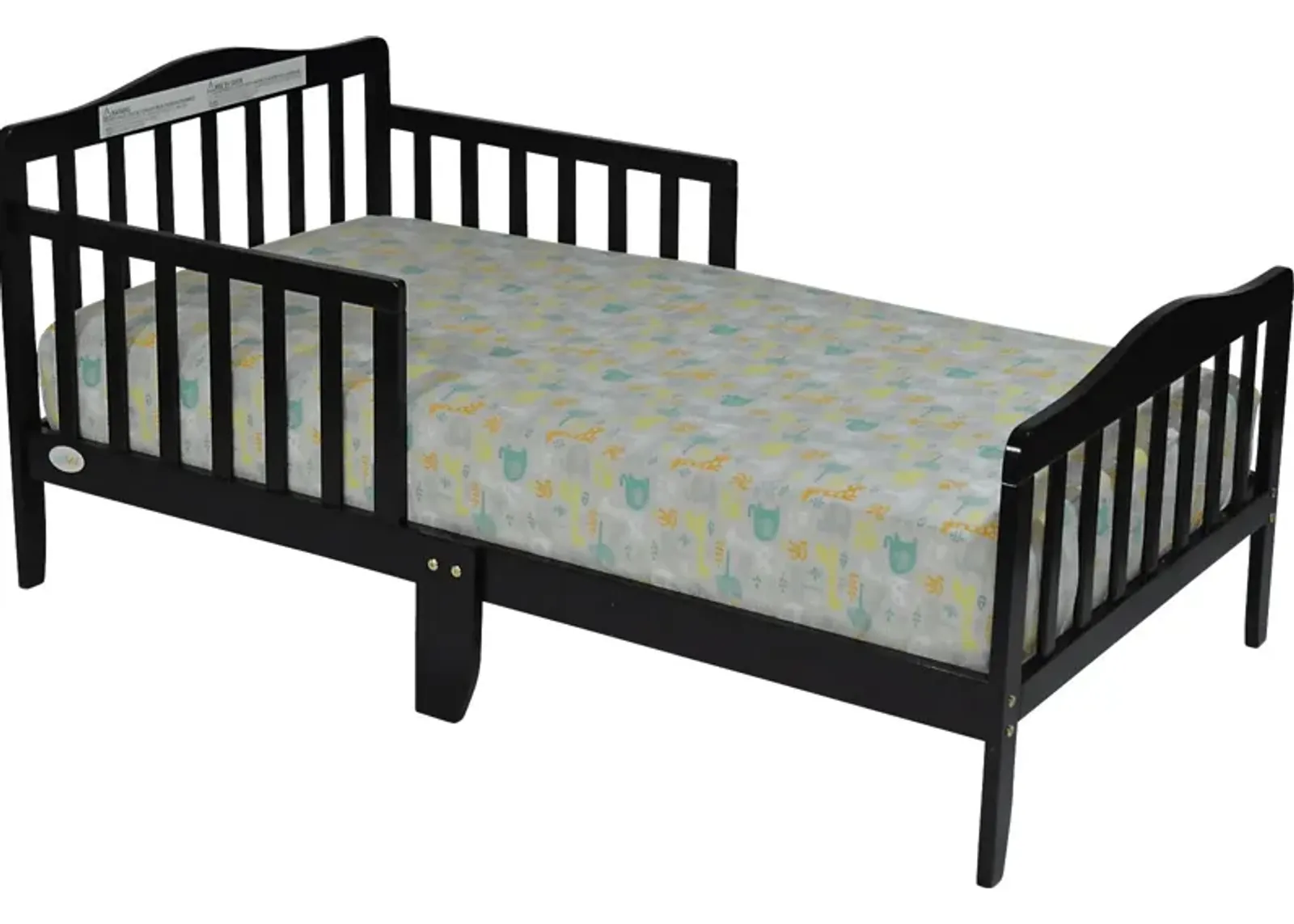 Kids Nealy Espresso Toddler Bed