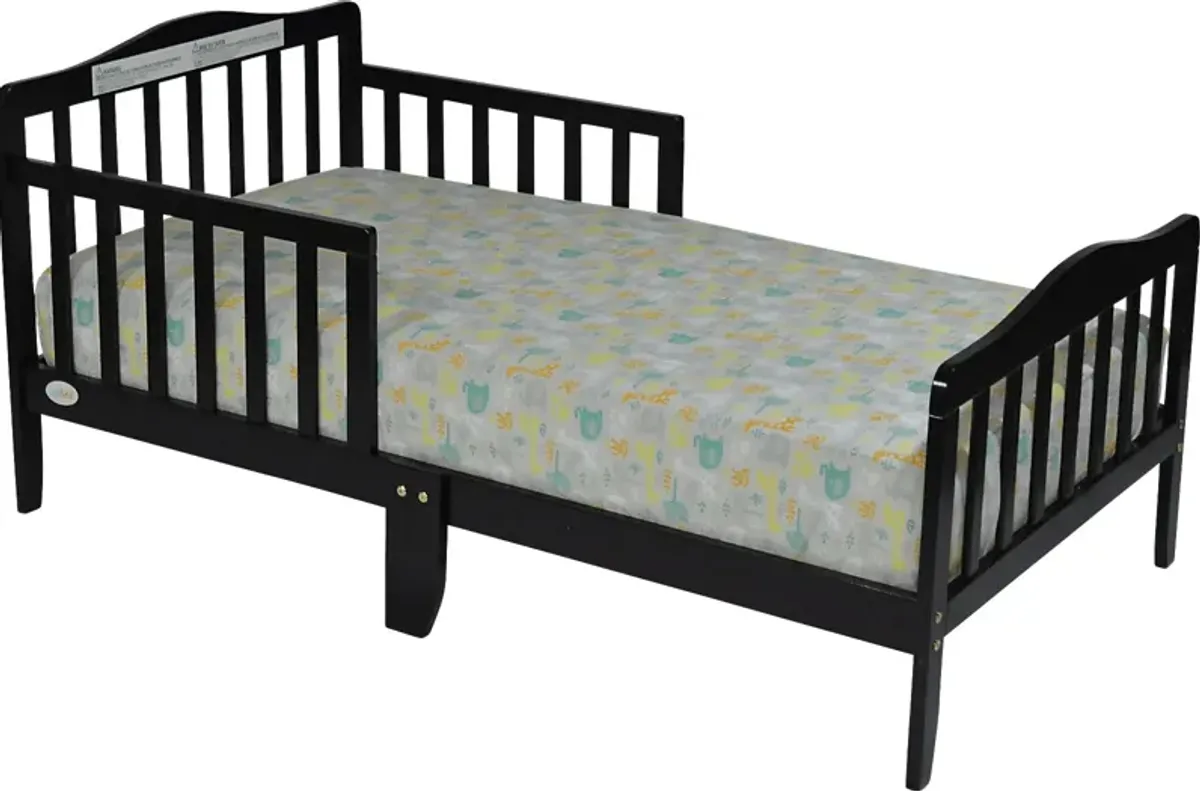 Kids Nealy Espresso Toddler Bed