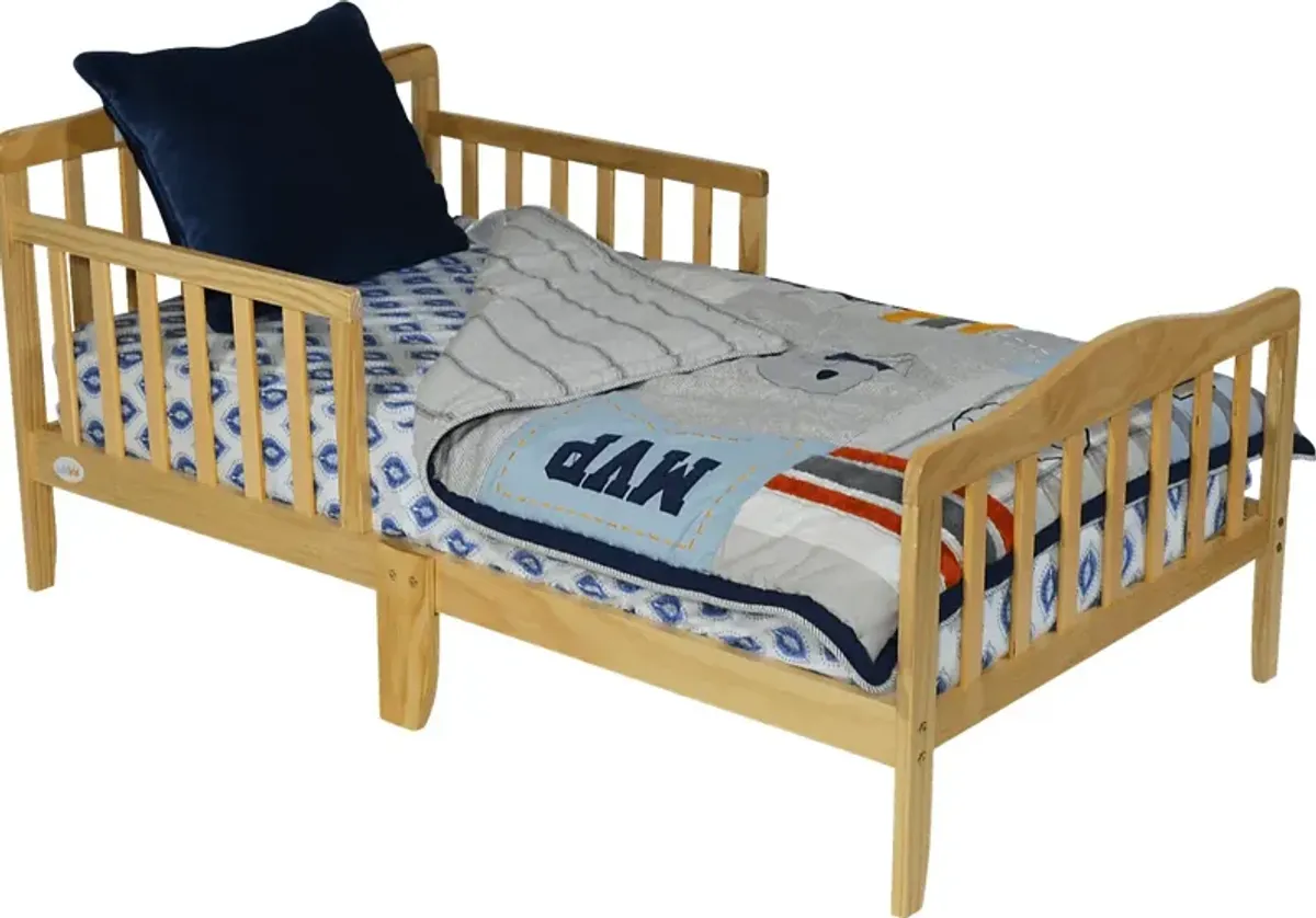 Kids Nealy Natural Toddler Bed
