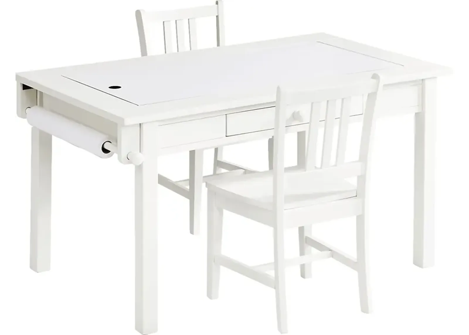 Kids Jo Jo White 3 Pc Creativity Table Set