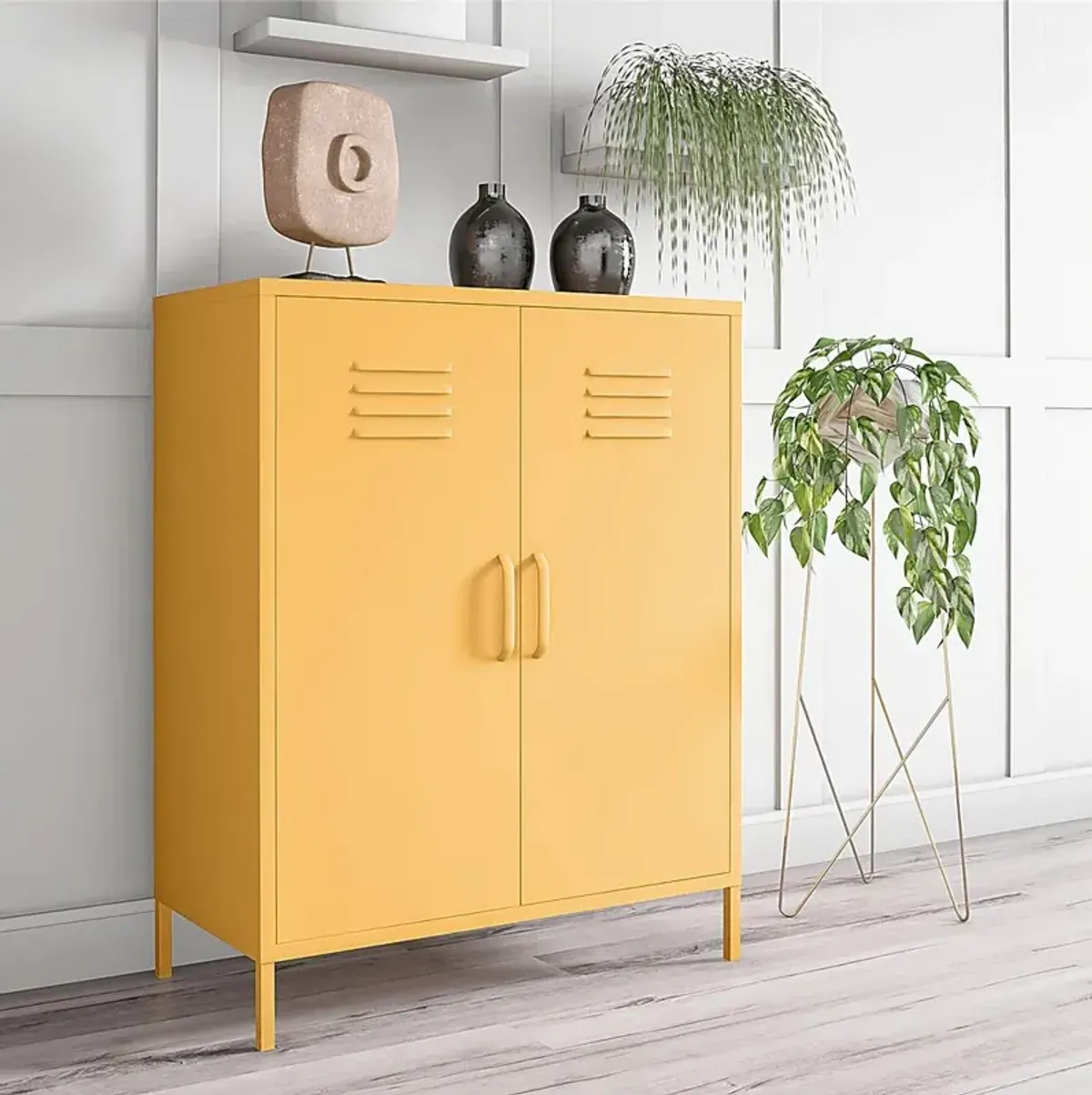 Kids Chalton Yellow Storage Locker