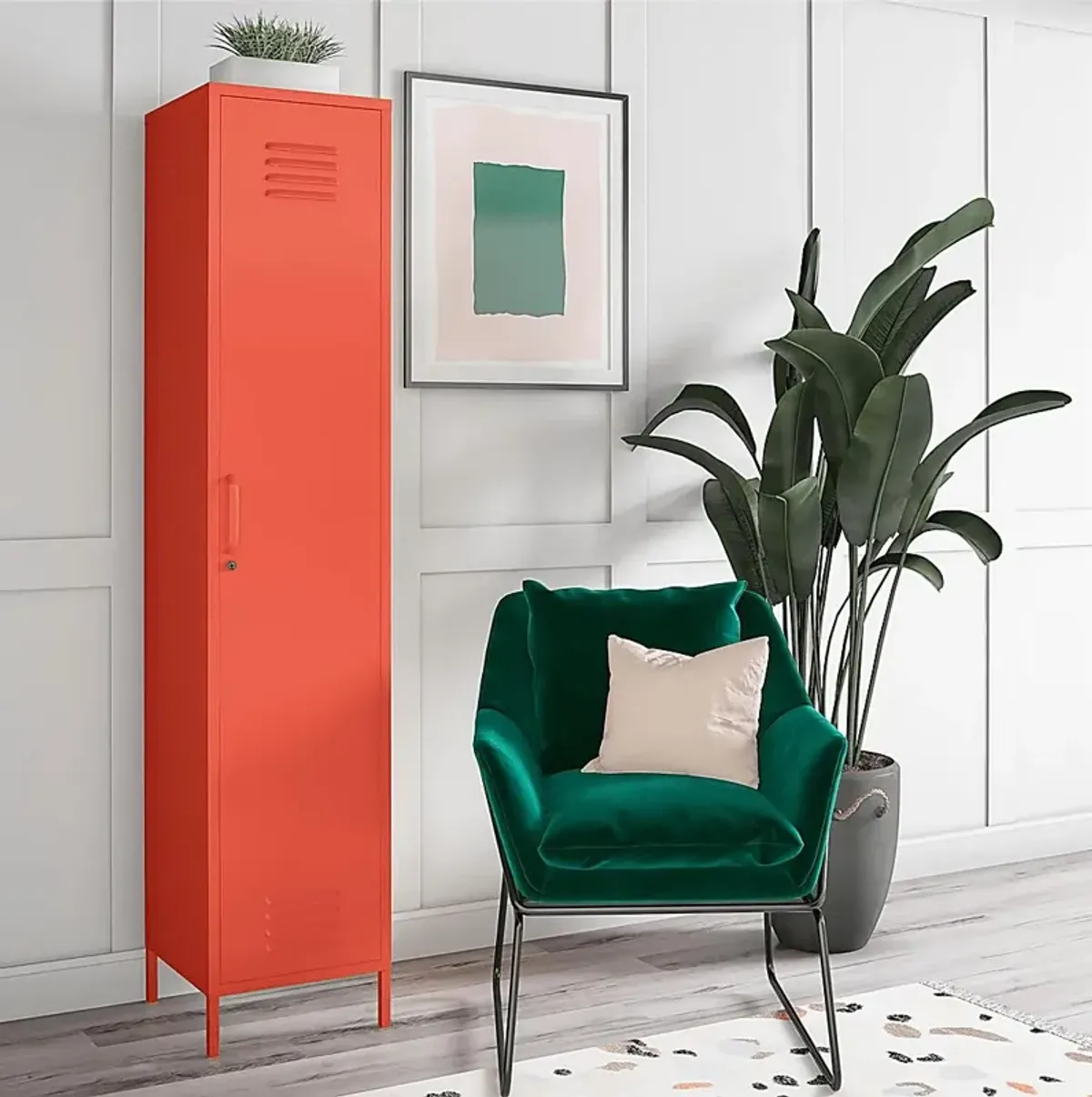 Kids Chervie Orange Storage Locker