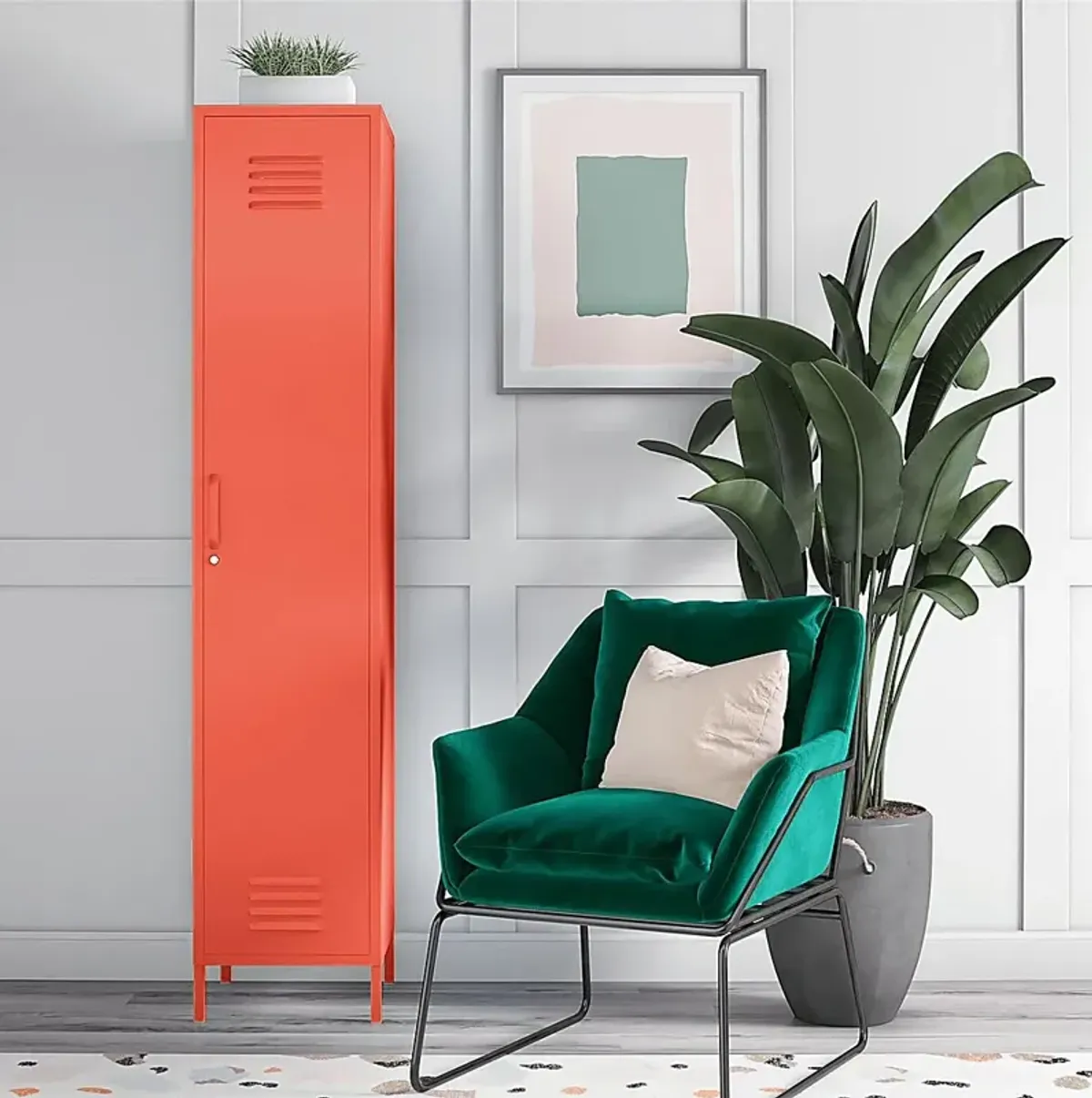 Kids Chervie Orange Storage Locker