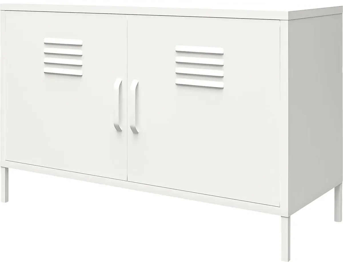 Kids Barhill White Storage Locker