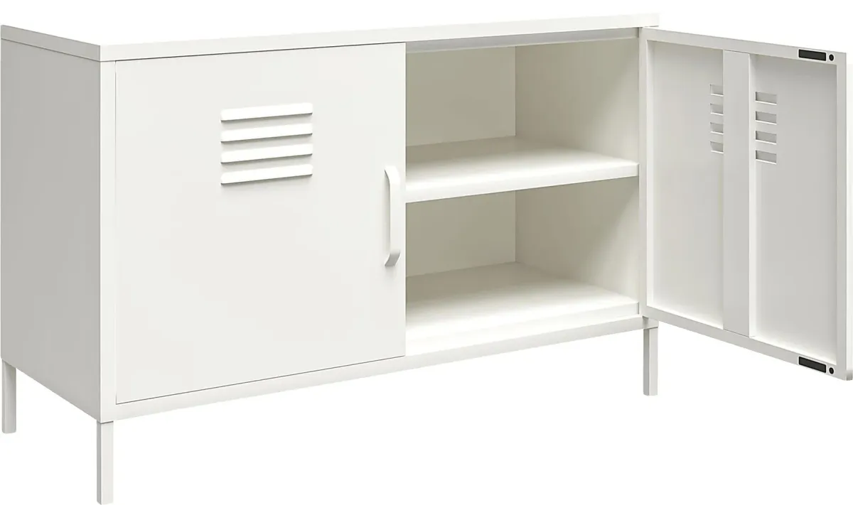 Kids Barhill White Storage Locker