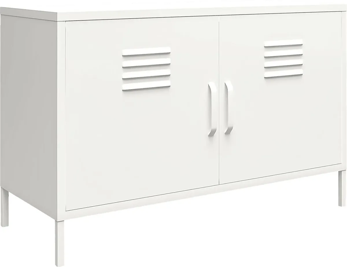 Kids Barhill White Storage Locker