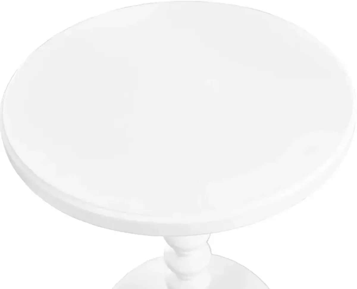 Kids Corby White Accent Table