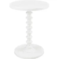 Kids Corby White Accent Table