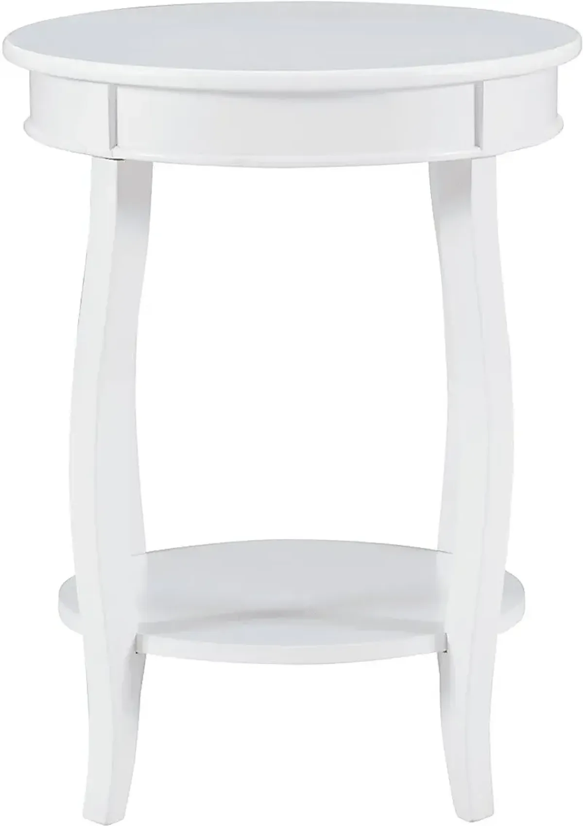 Kids Maliory White Accent Table