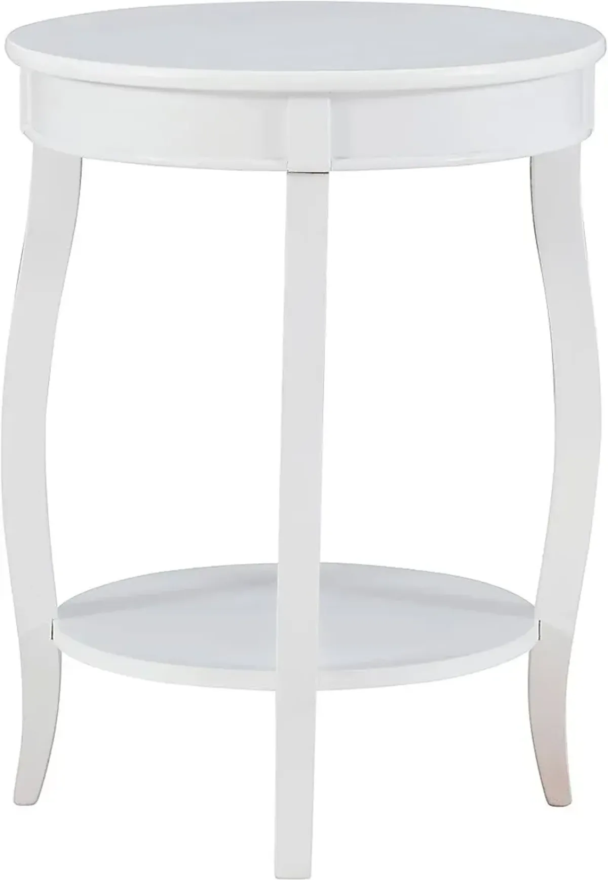 Kids Maliory White Accent Table