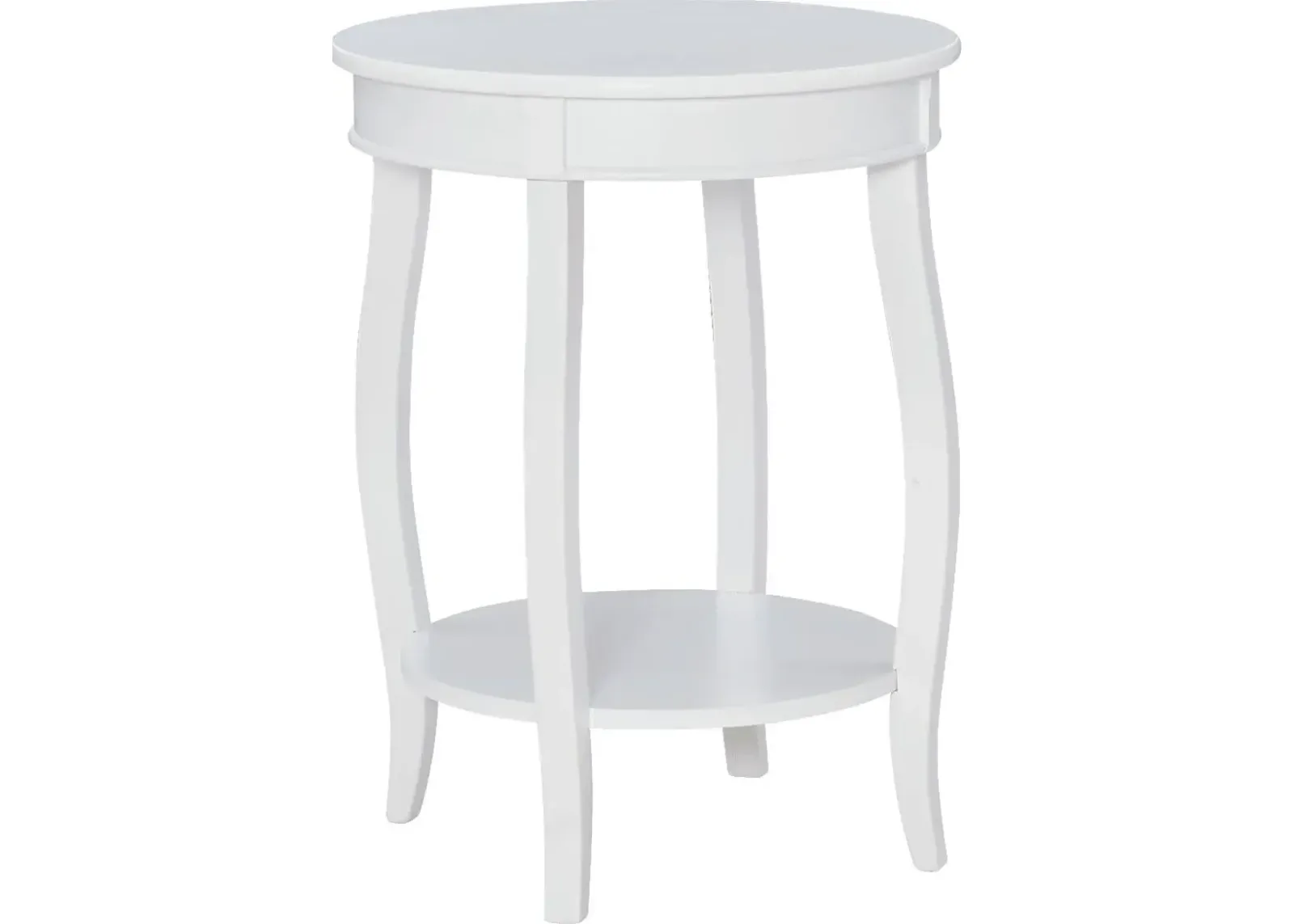 Kids Maliory White Accent Table