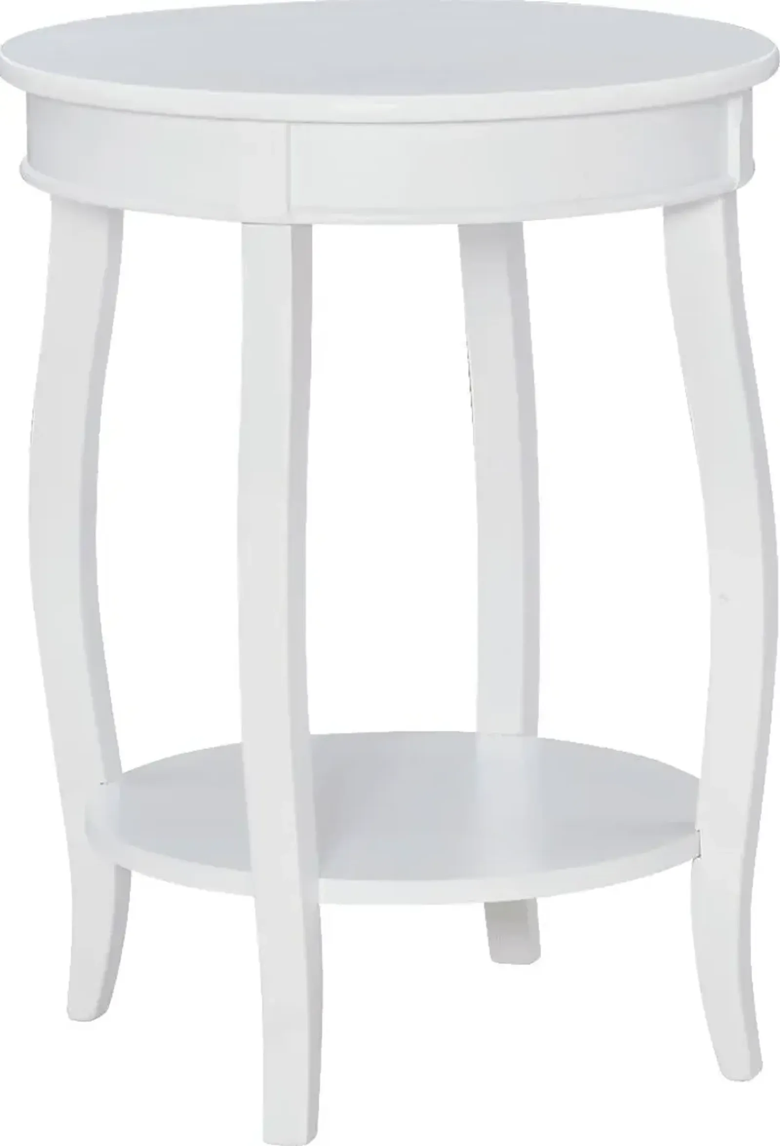 Kids Maliory White Accent Table