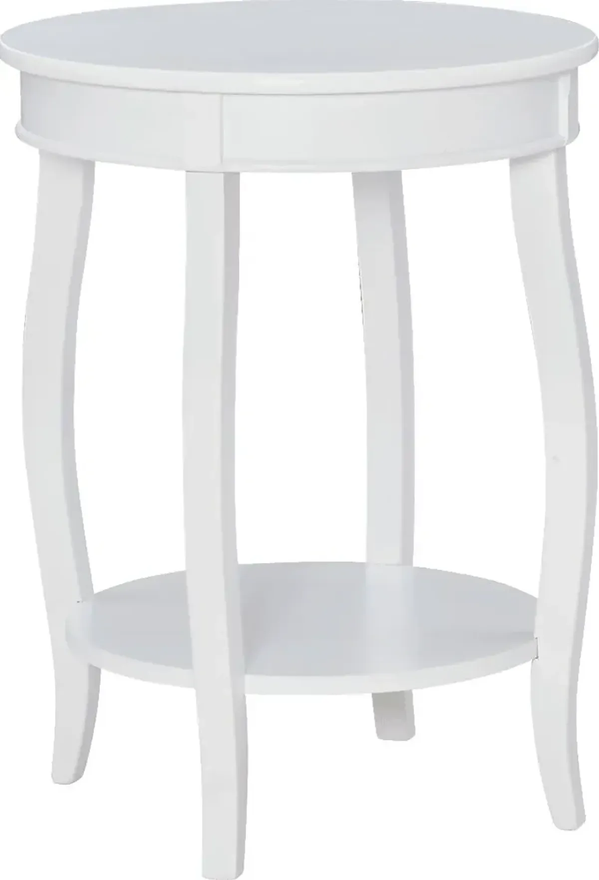 Kids Maliory White Accent Table