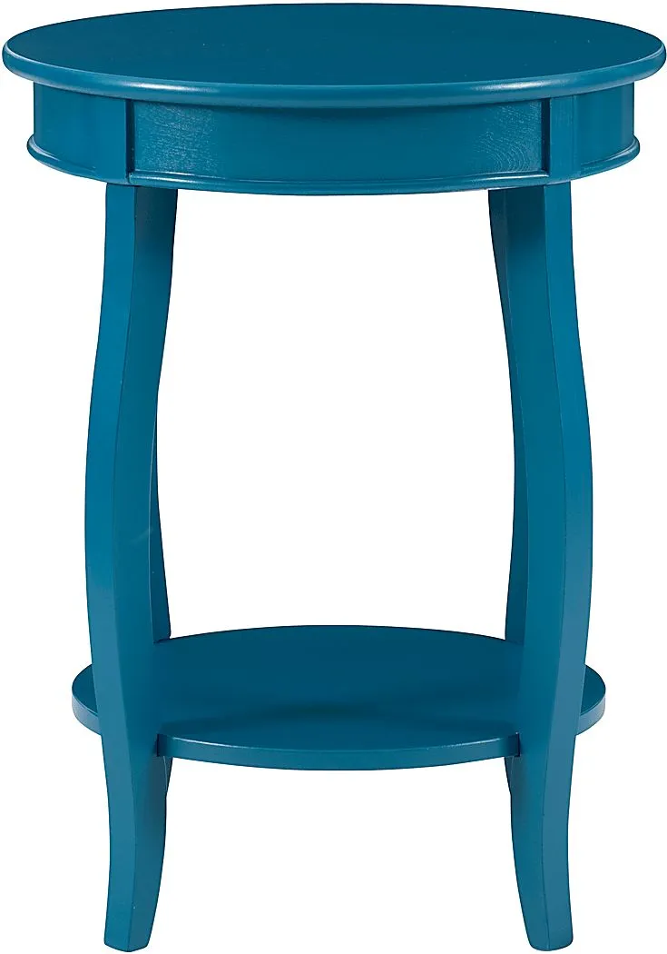 Kids Maliory Teal Accent Table