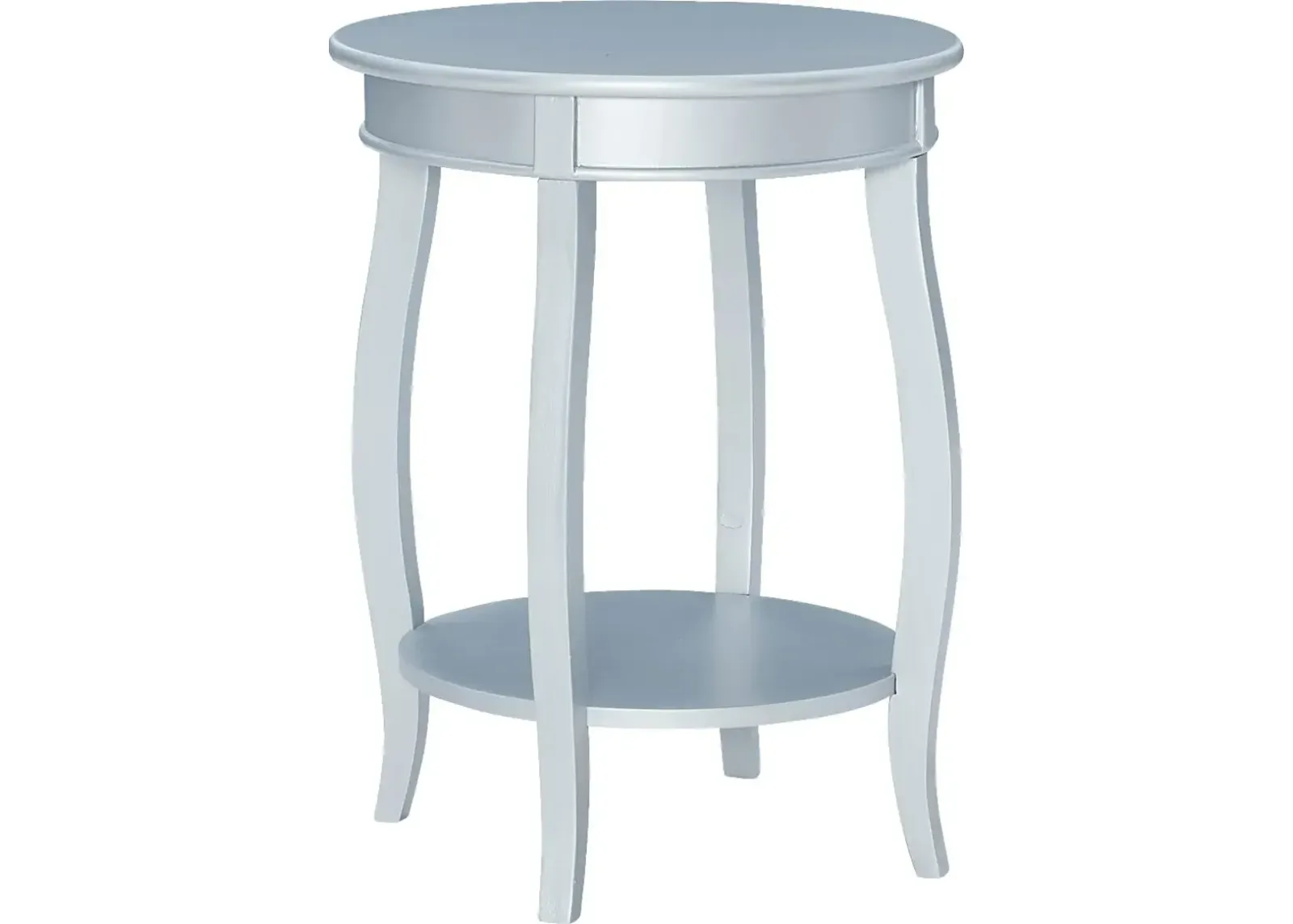 Kids Maliory Silver Accent Table