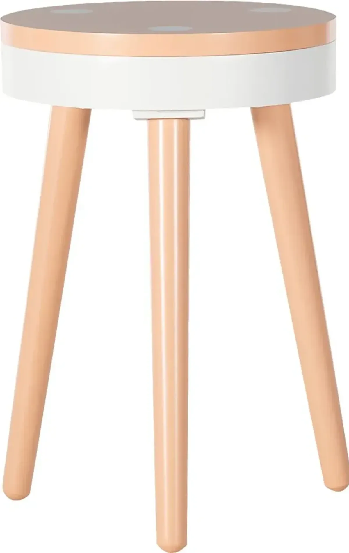 Kids Wafer Orange Accent Table