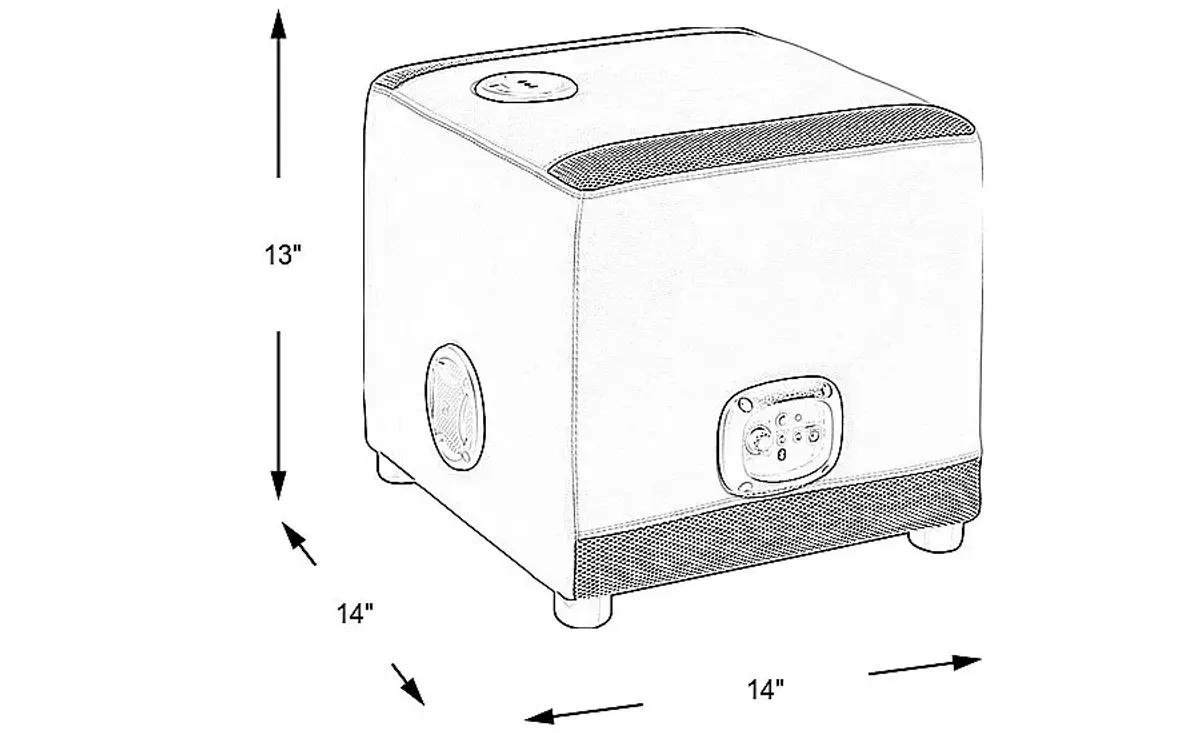 Kids Sound Trek Gray Sound Cube