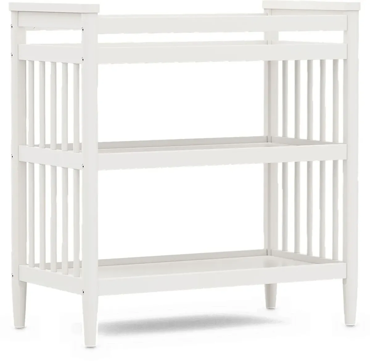 Kids Modern Colors White Changing Table