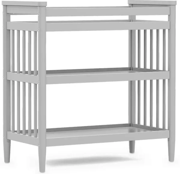 Kids Modern Colors Light Gray Changing Table