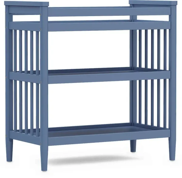 Kids Modern Colors Slate Blue Changing Table