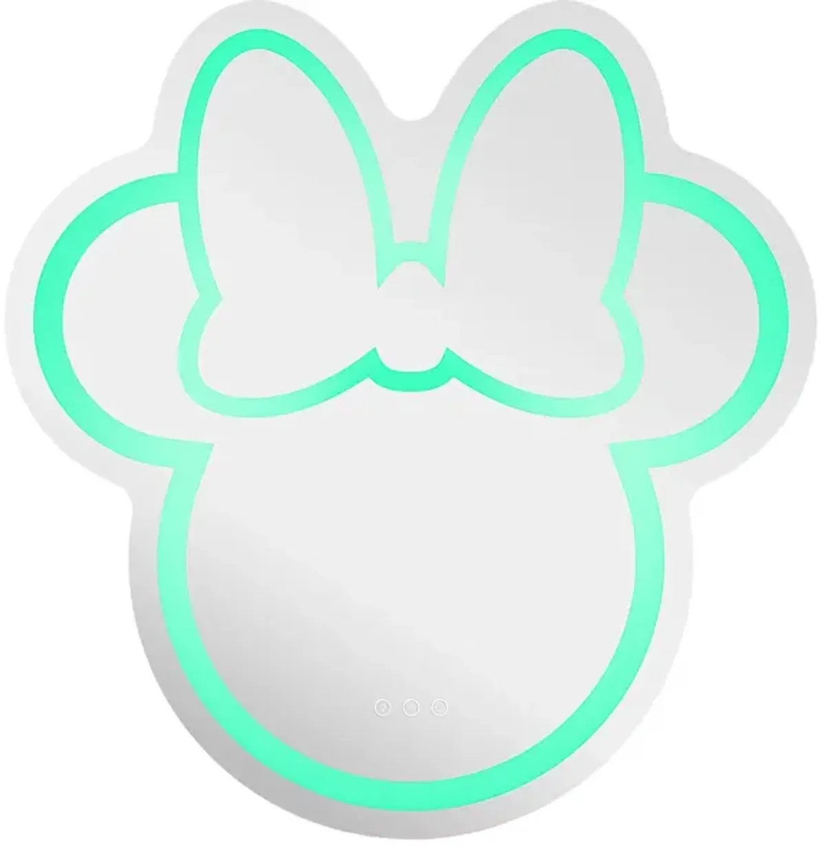 Kids Minnie Mouse White LED Wall Mirror