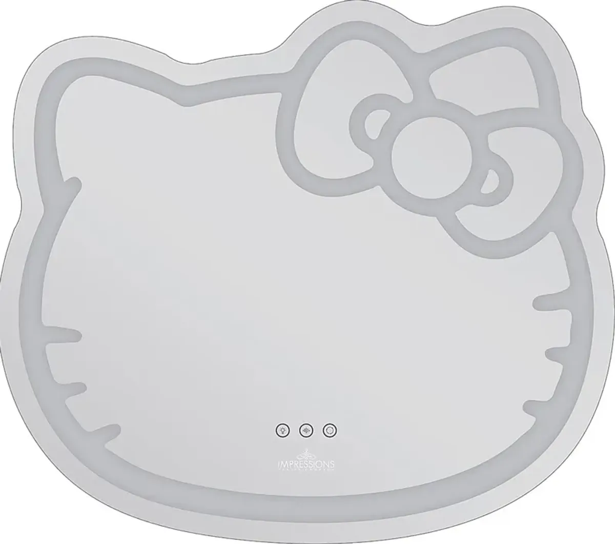 Kids Hello Kitty White Wall Mirror