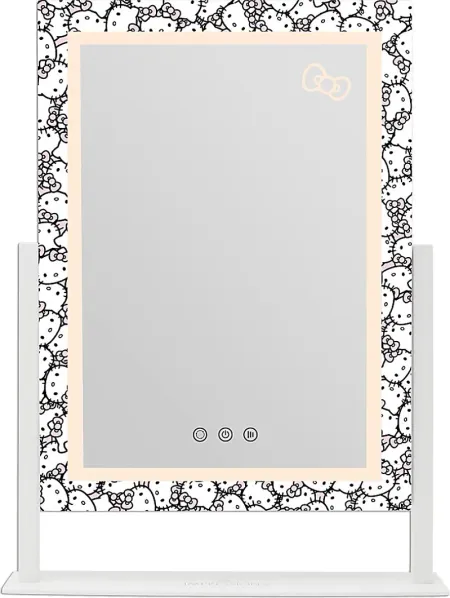 Kids Hello Kitty White LED Vanity Mirror