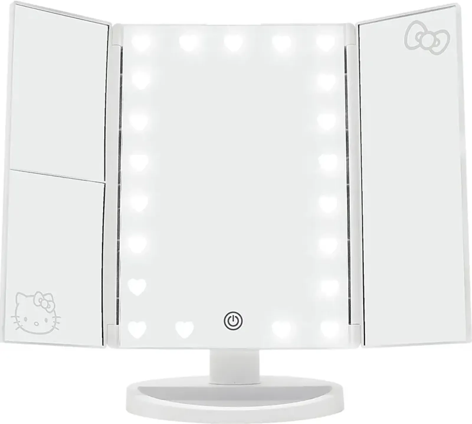 Kids Hello Kitty White Tri-Fold Vanity Mirror