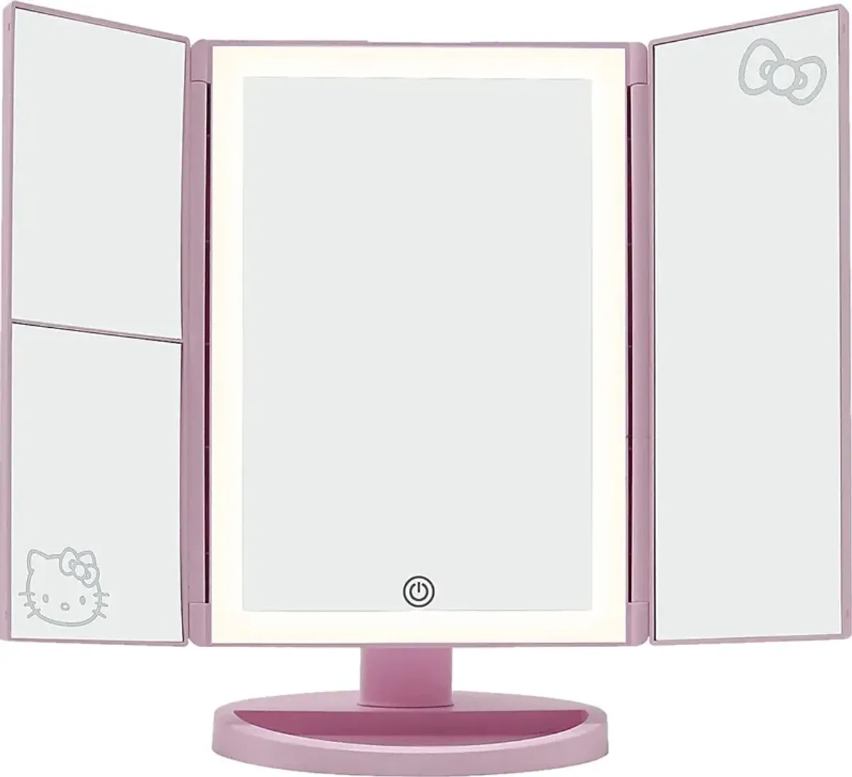 Kids Hello Kitty Pink Tri-Fold Vanity Mirror