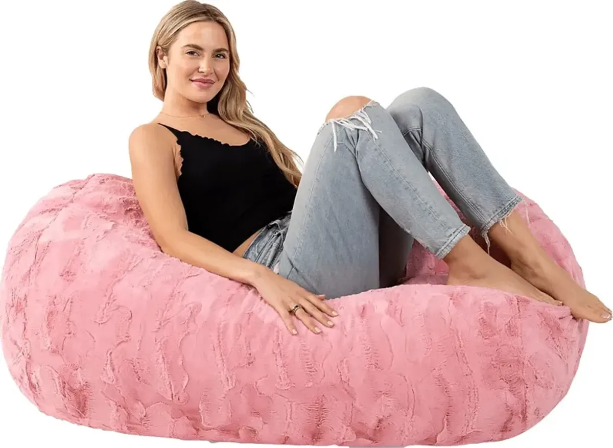Kids Breun Pink Bean Bag Lounger