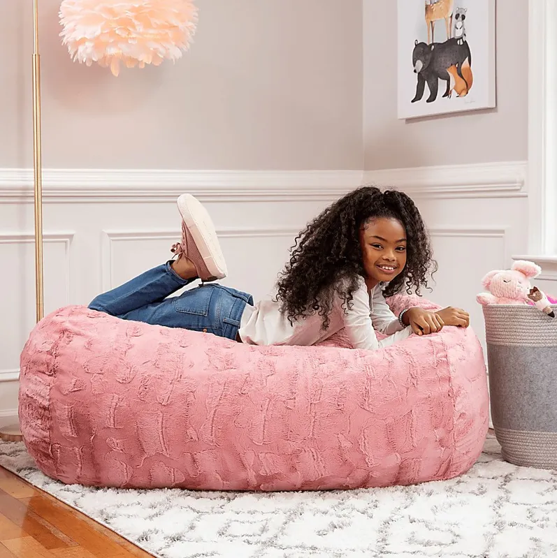 Kids Breun Pink Bean Bag Lounger