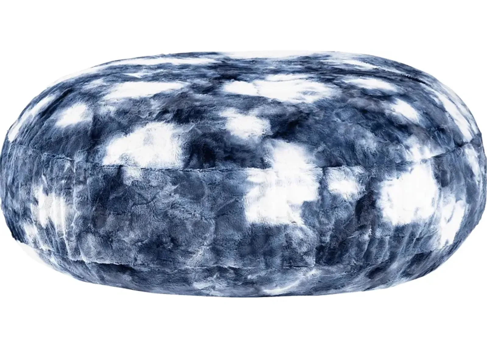 Kids Brogton Blue White Bean Bag Chair