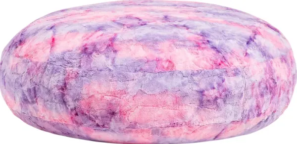 Kids Brogton Pink Purple Bean Bag Chair